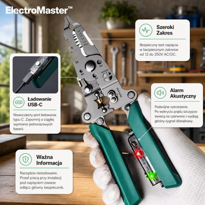 ElectroMaster™ – Wielofunkcyjne Szczypce Elektryka 16w1