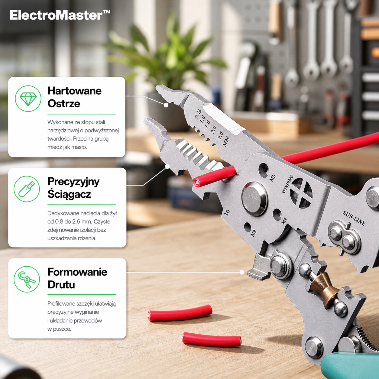 ElectroMaster™ – Wielofunkcyjne Szczypce Elektryka 16w1